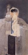 Fernand Khnopff Afier Josephin Peladan Le Vice supreme oil painting reproduction